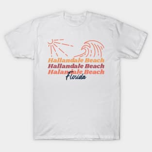 Sunshine and Waves Hallandale Beach, Florida T-Shirt